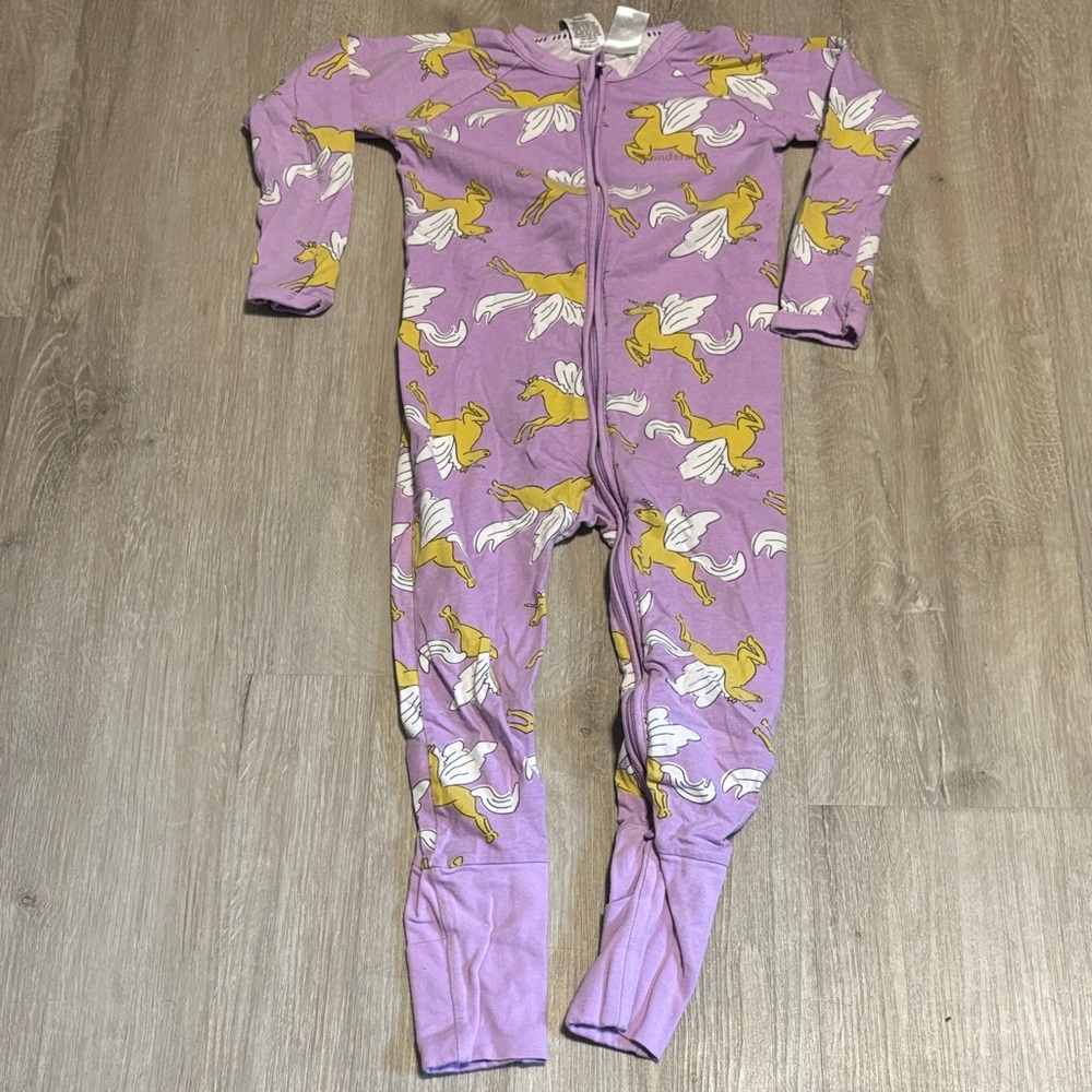 Bonds Purple Kids One Piece with Pegasus Print‎